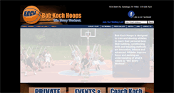 Desktop Screenshot of bobkochhoops.com